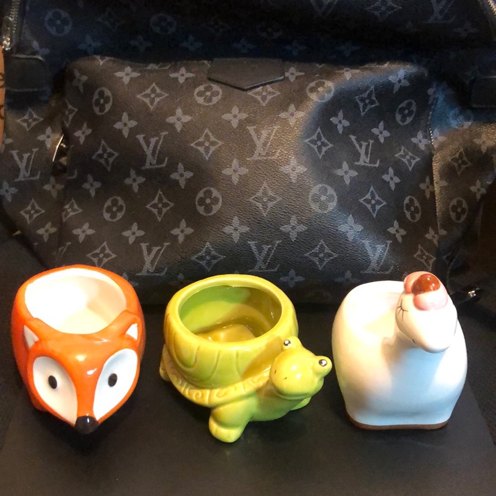 Vintage Three animal planters